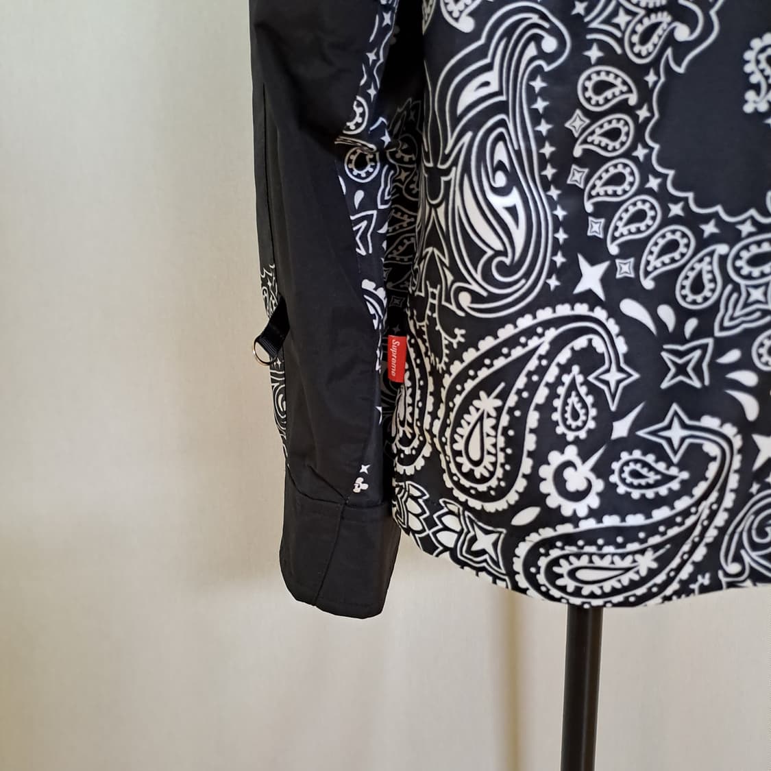 (택포) 슈프림 노스페이스 반다나 바람막이 블랙 B684 상품이미지6