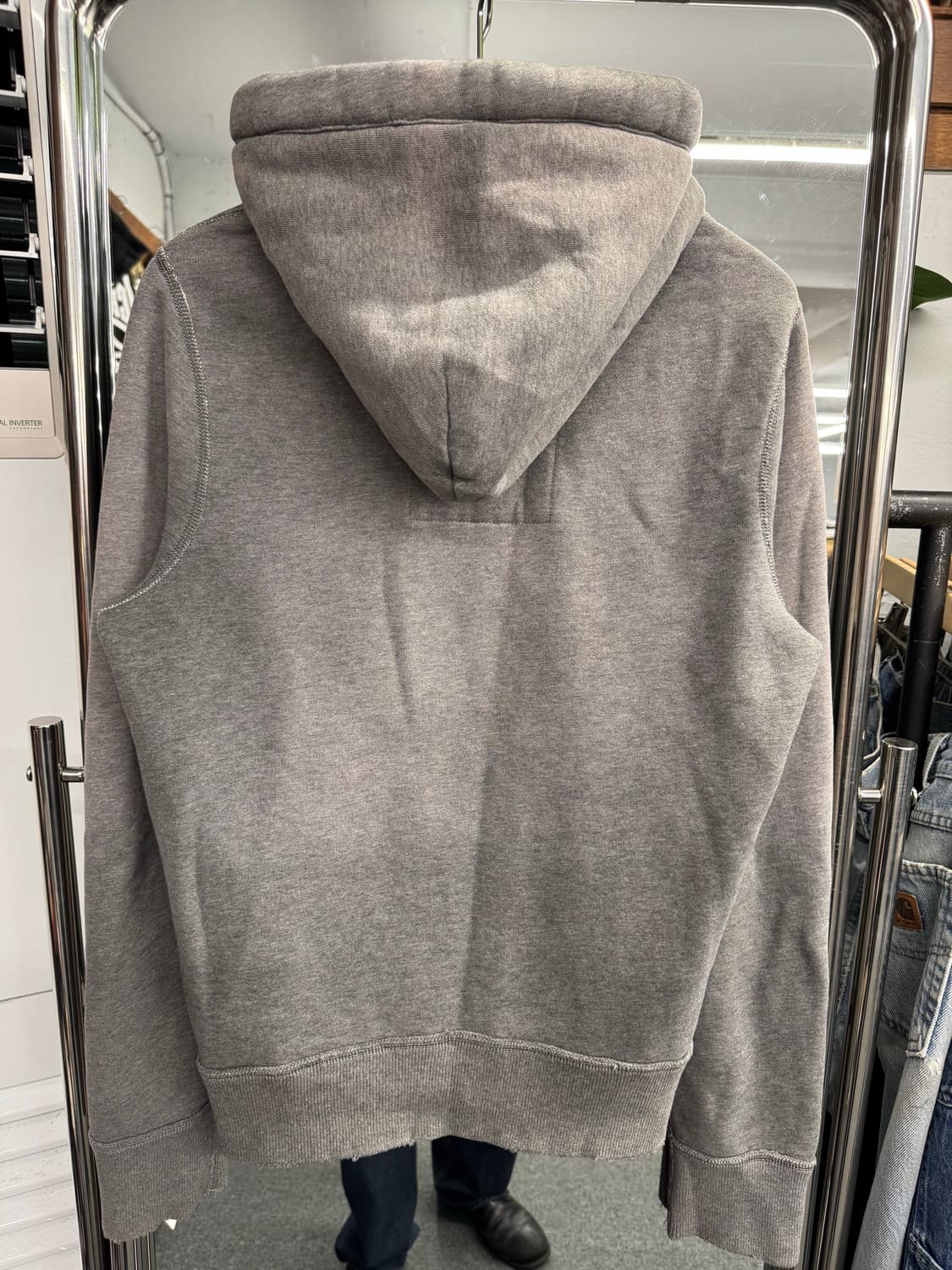 아베크롬비 빈티지 그레이 후드집업 상품이미지4