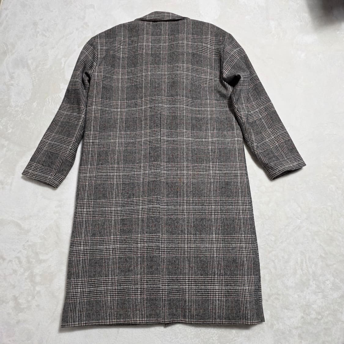 (XL)R2 STUDIO 체크 롱 코트 상품이미지3