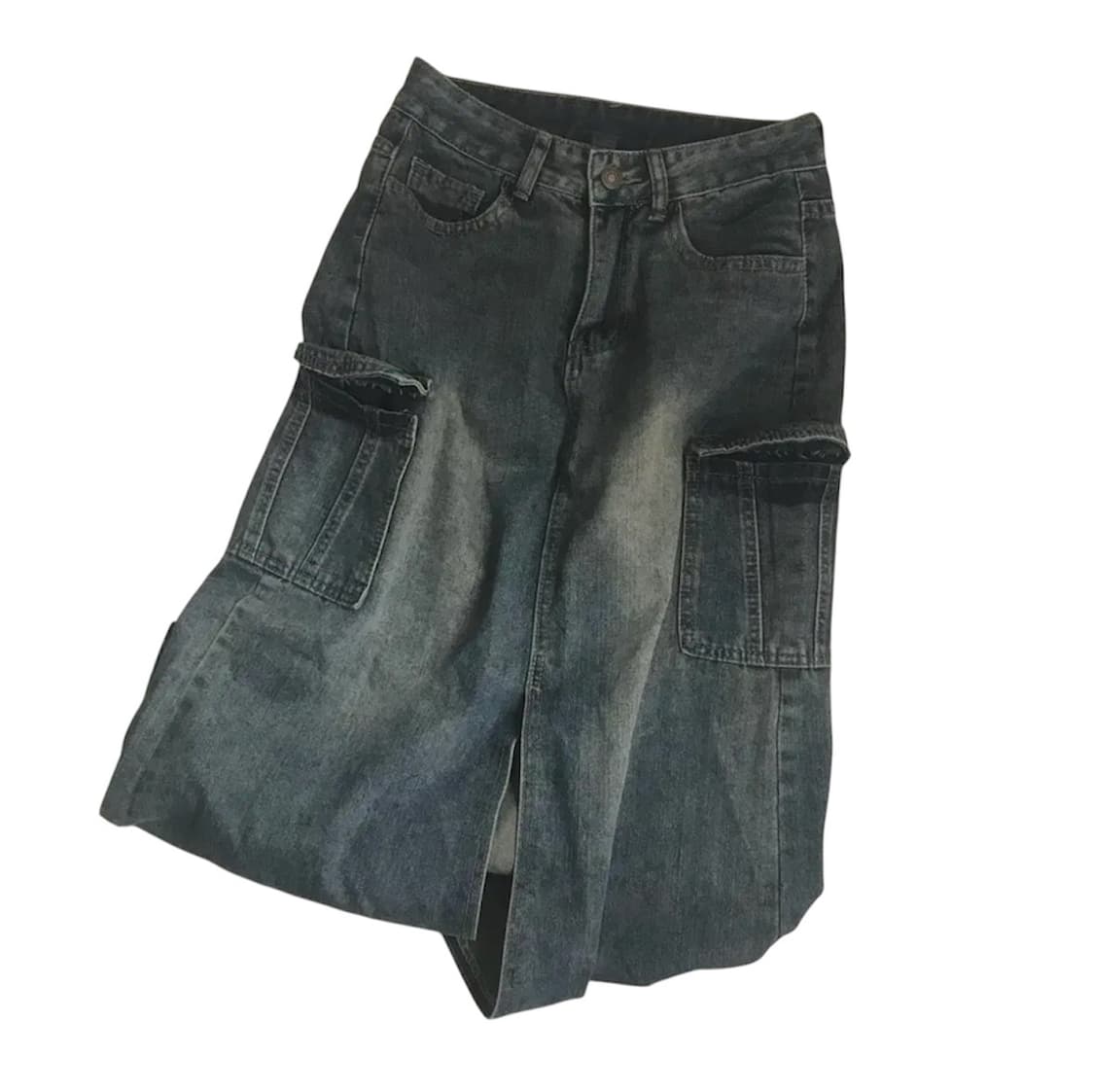 Vintage 데님 카고 스커트 상품이미지1