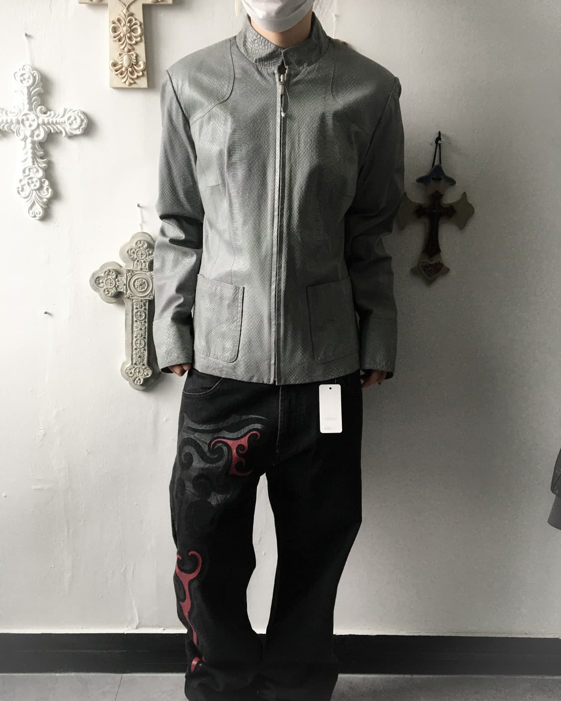 Python pattern jacket 상품이미지1