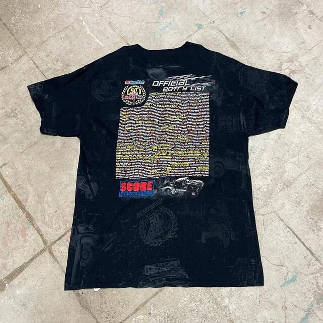 오피셜 스코어 오프로드 레이싱 티셔츠 (2XL)  상품이미지3