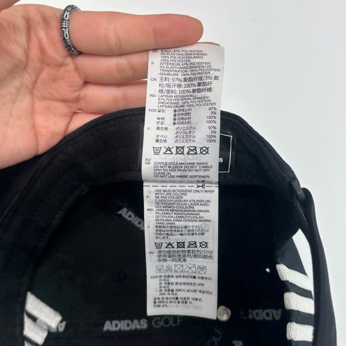 ADIDAS 골프 기능성 볼캡 블랙 상품이미지7
