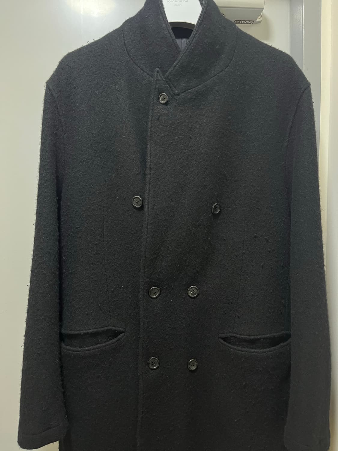 [M] 유스 축융울 보일드울 더블코트 상품이미지7