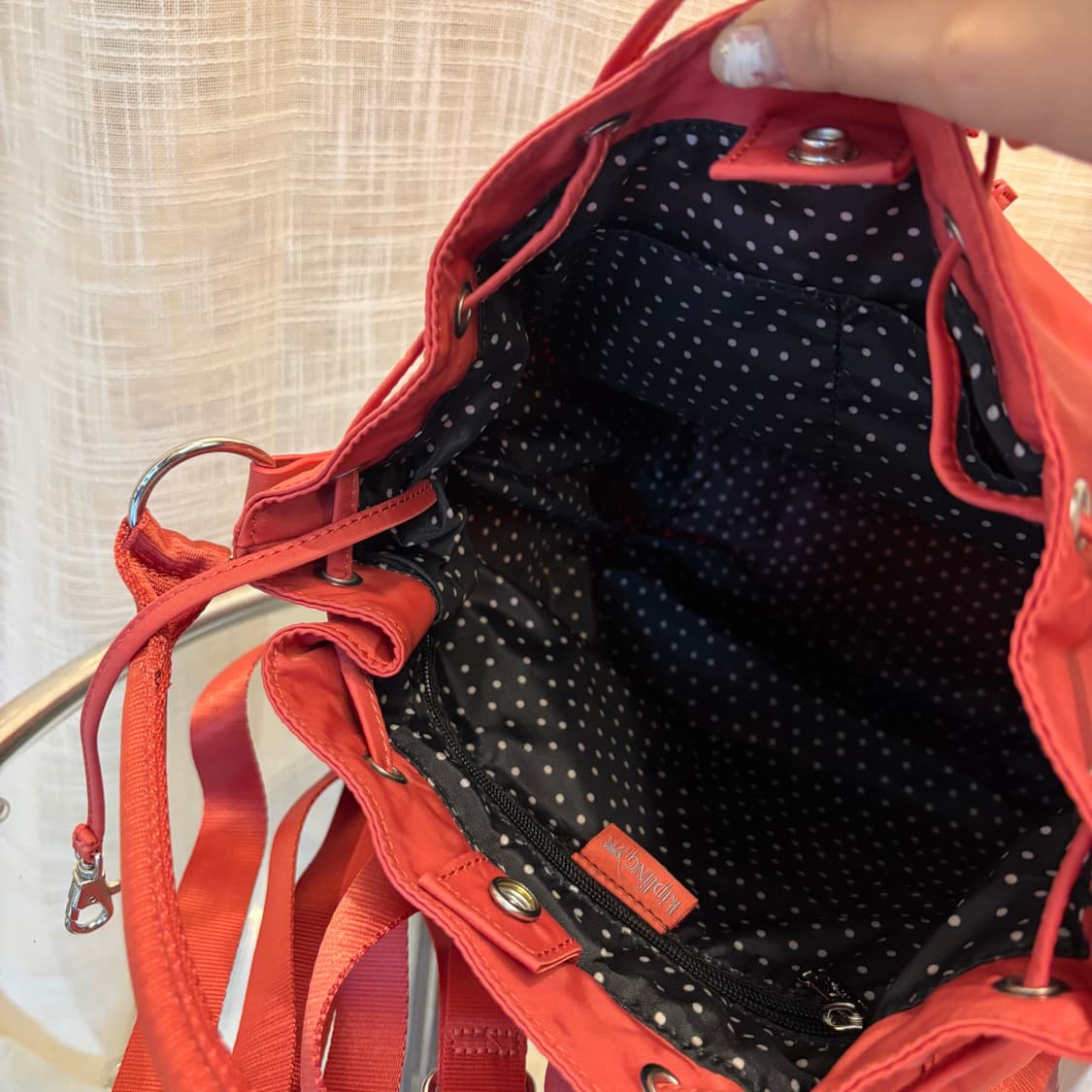 정품 키플링 나일론 백팩 토트백     상품이미지8