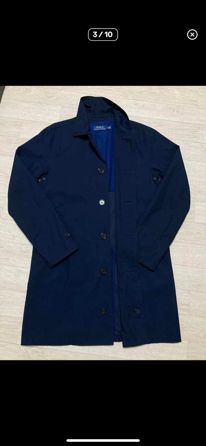 폴로 네이비 코트 95(S) 판매 모델 유고님 착용(사진o) 상품이미지3