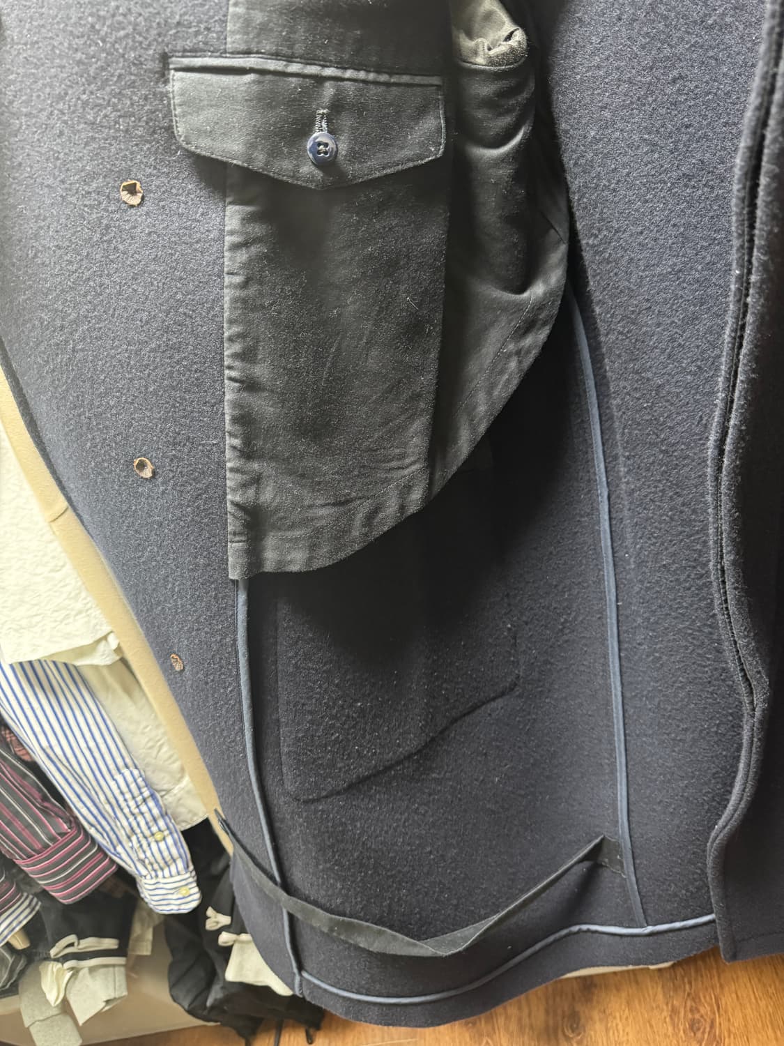 캡틴선샤인 19AW 트래블러코트 네이비 40 상품이미지2