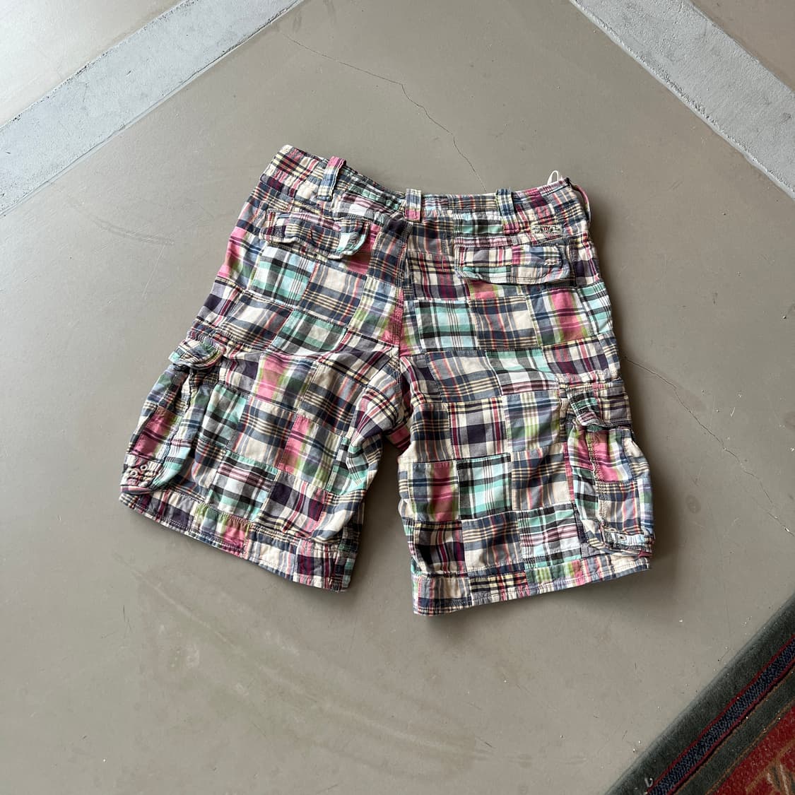 폴로 진스컴퍼니 마드라스 하프 카고팬츠 상품이미지5