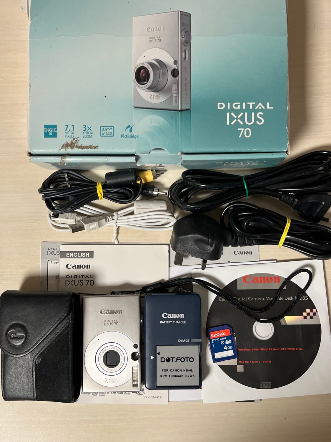 *풀박스/한글*canon ixy10(ixus 70) 익서스70빈티지 디카 상품이미지5