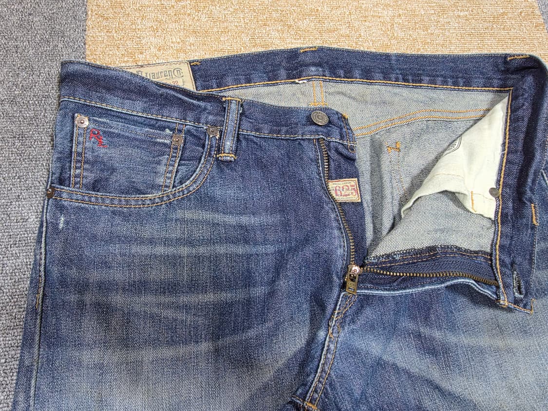 폴로 랄프로렌 데님 청바지 남성 빈티지 워싱[W34 L32] 상품이미지3