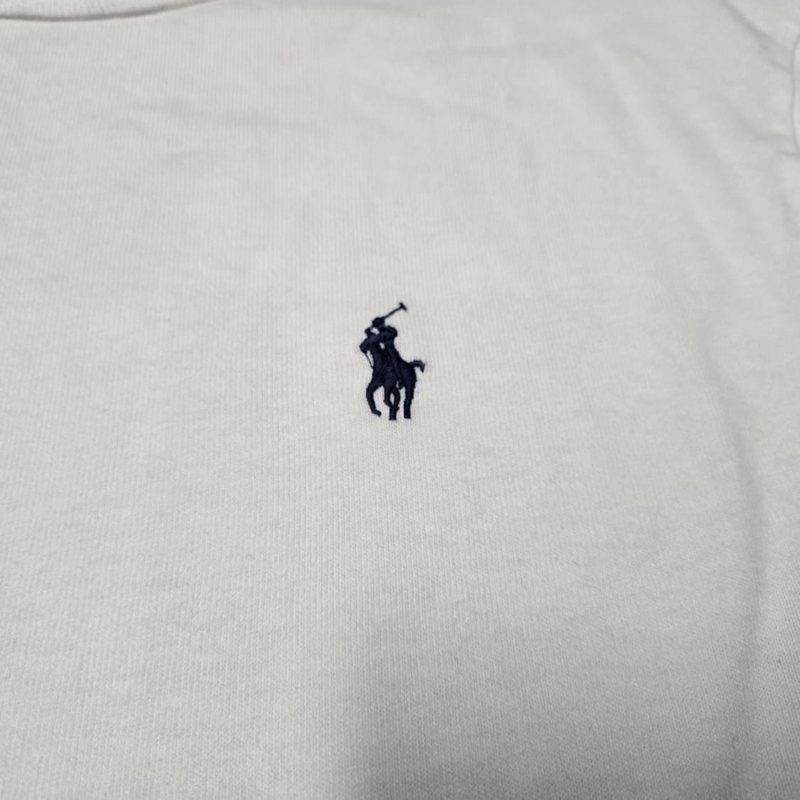 M 폴로랄프로렌 헤비웨이트 긴팔티셔츠 롱슬리브 화이트 상품이미지2