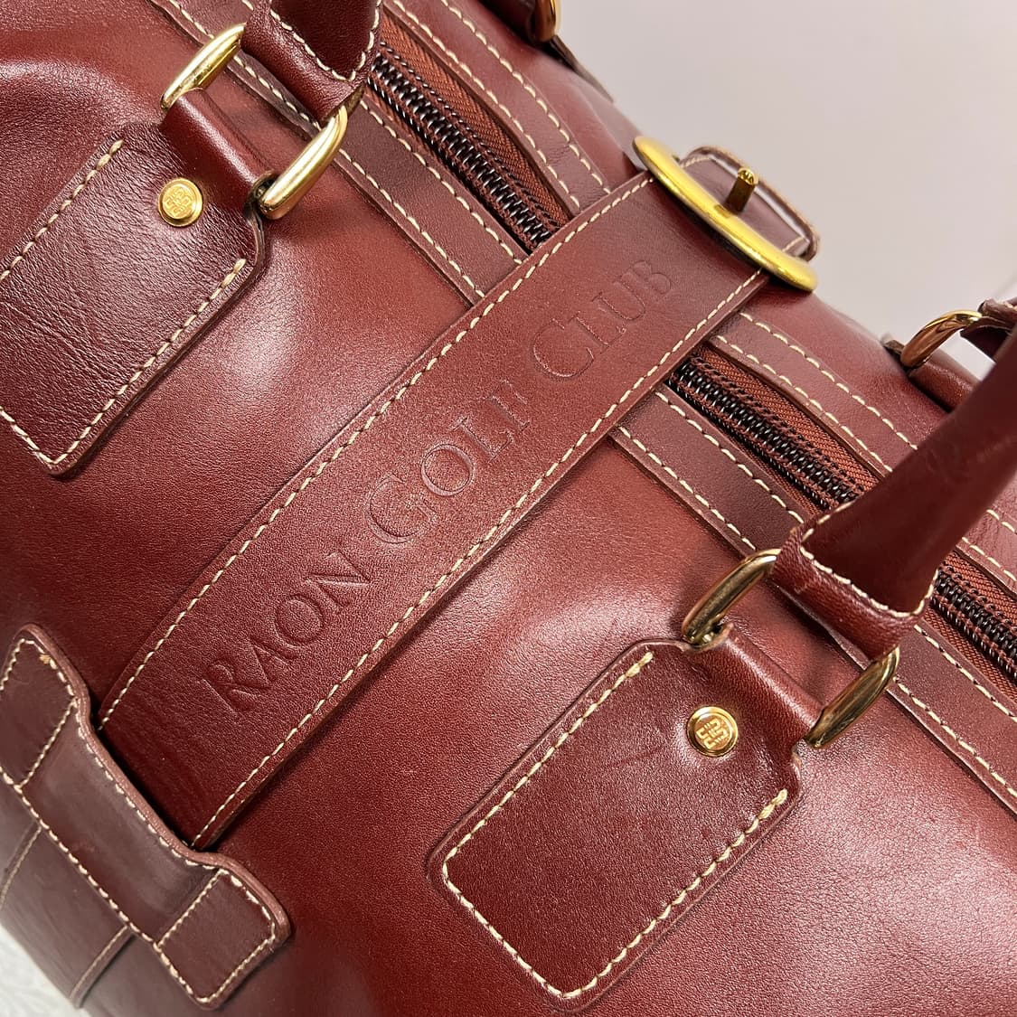 닥스골프 RAON GOLF CLUB 소가죽 보스턴백 상품이미지5