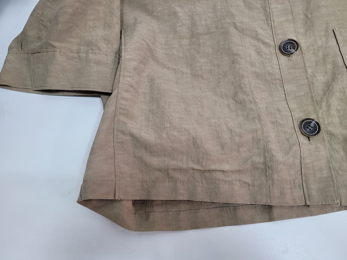 벨라디터치 린넨 레이온 빅포켓 오버핏 자켓 / 여 85 베이지
 상품이미지5