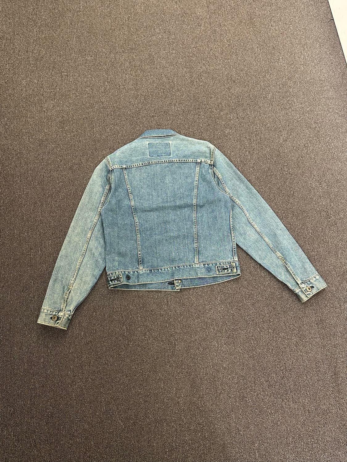 XS)EDWIN 빈티지 여성 트러커 데님 자켓 상품이미지6
