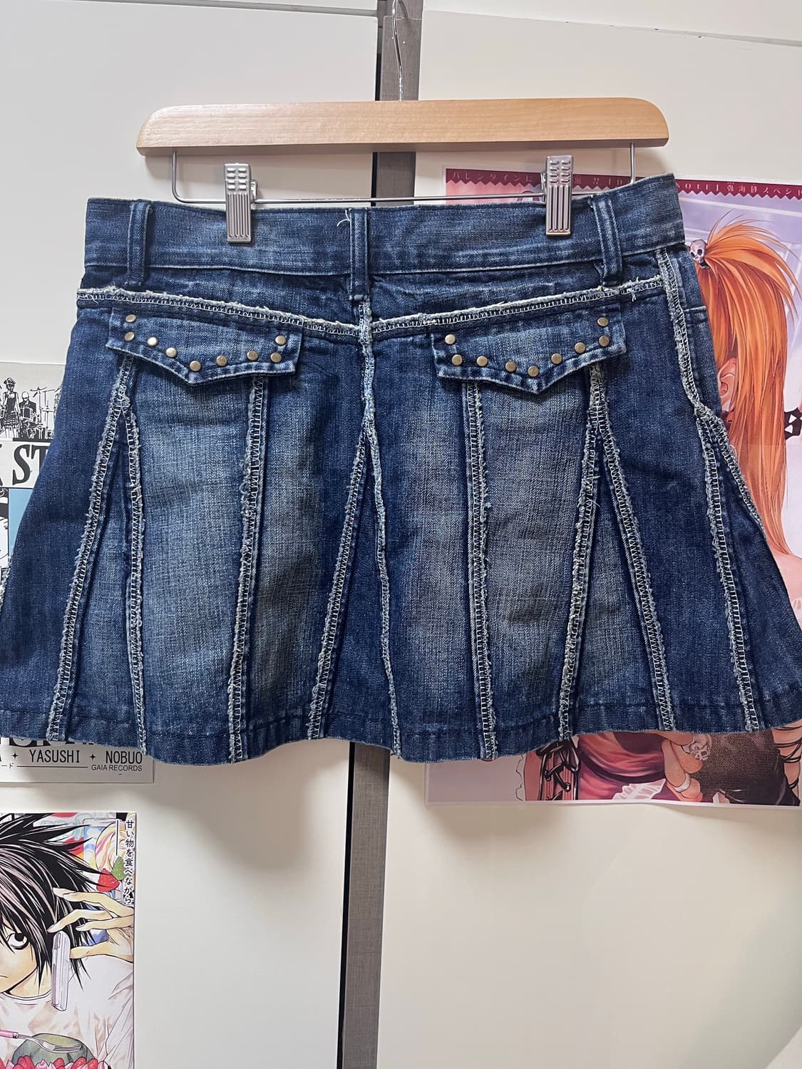 오네갸루 데님 청치마 상품이미지6