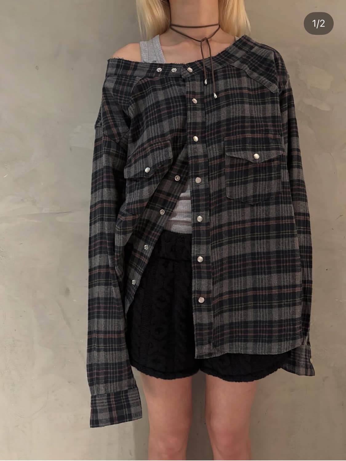 TanC WESTERN SHIRTS SKIRT 상품이미지1