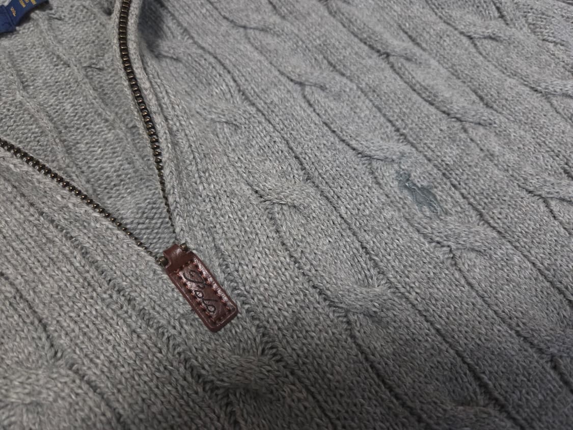 폴로 랄프로렌  코튼 케이블  하프 집업 스웨터 상품이미지6