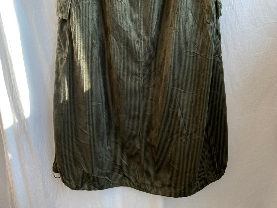 SUREVE 카키 코듀로이 밴딩스커트(XL) 상품이미지4