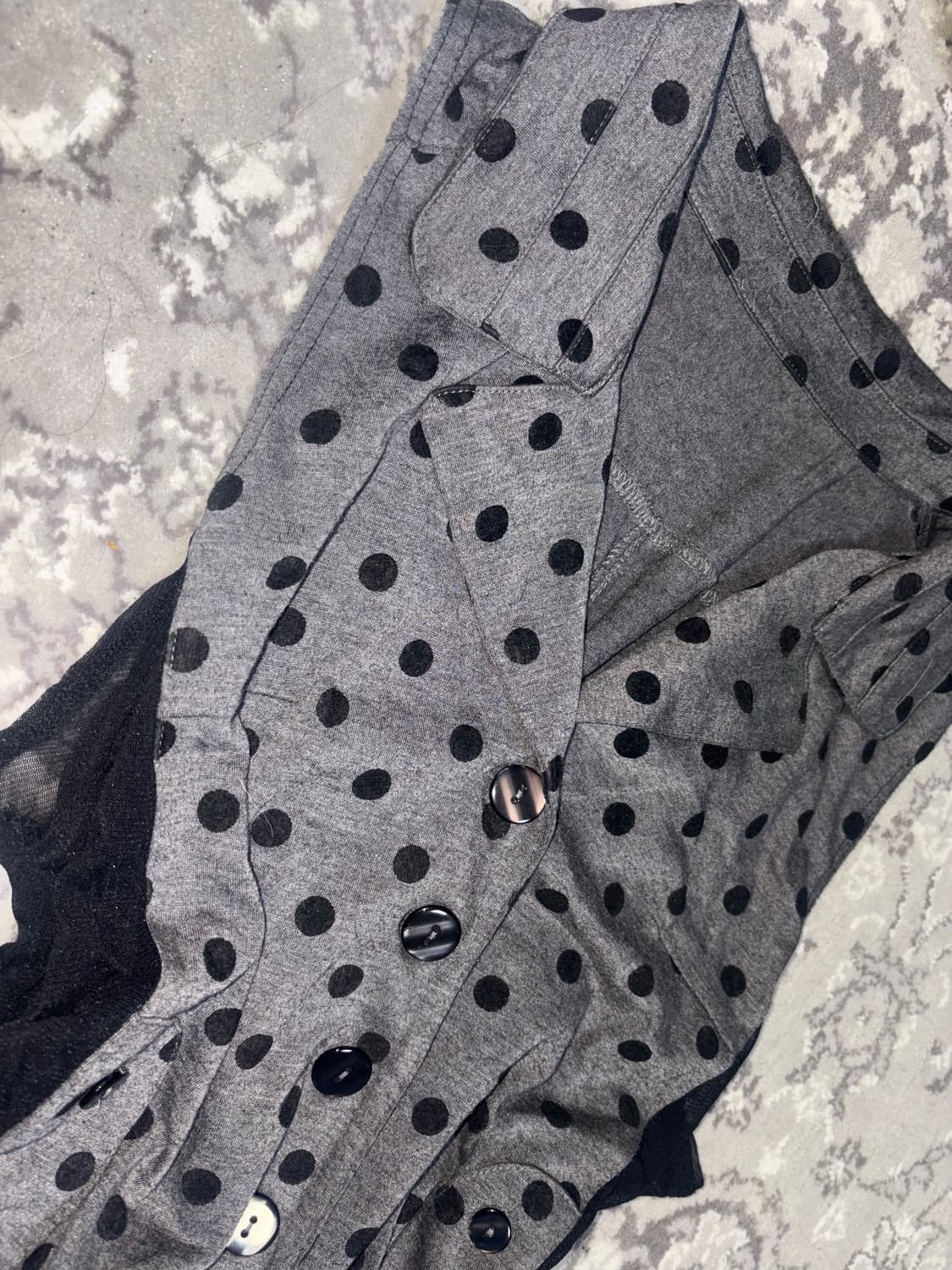 땡땡이 조끼 상품이미지3