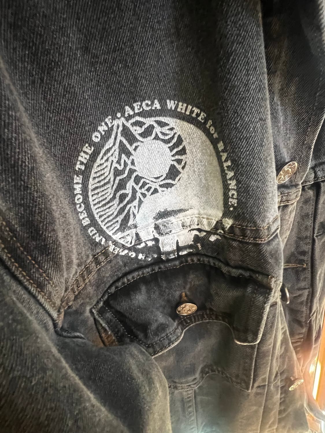 에이카화이트DAY AND NIGHT TRUCKER JACKET-GREY 상품이미지6