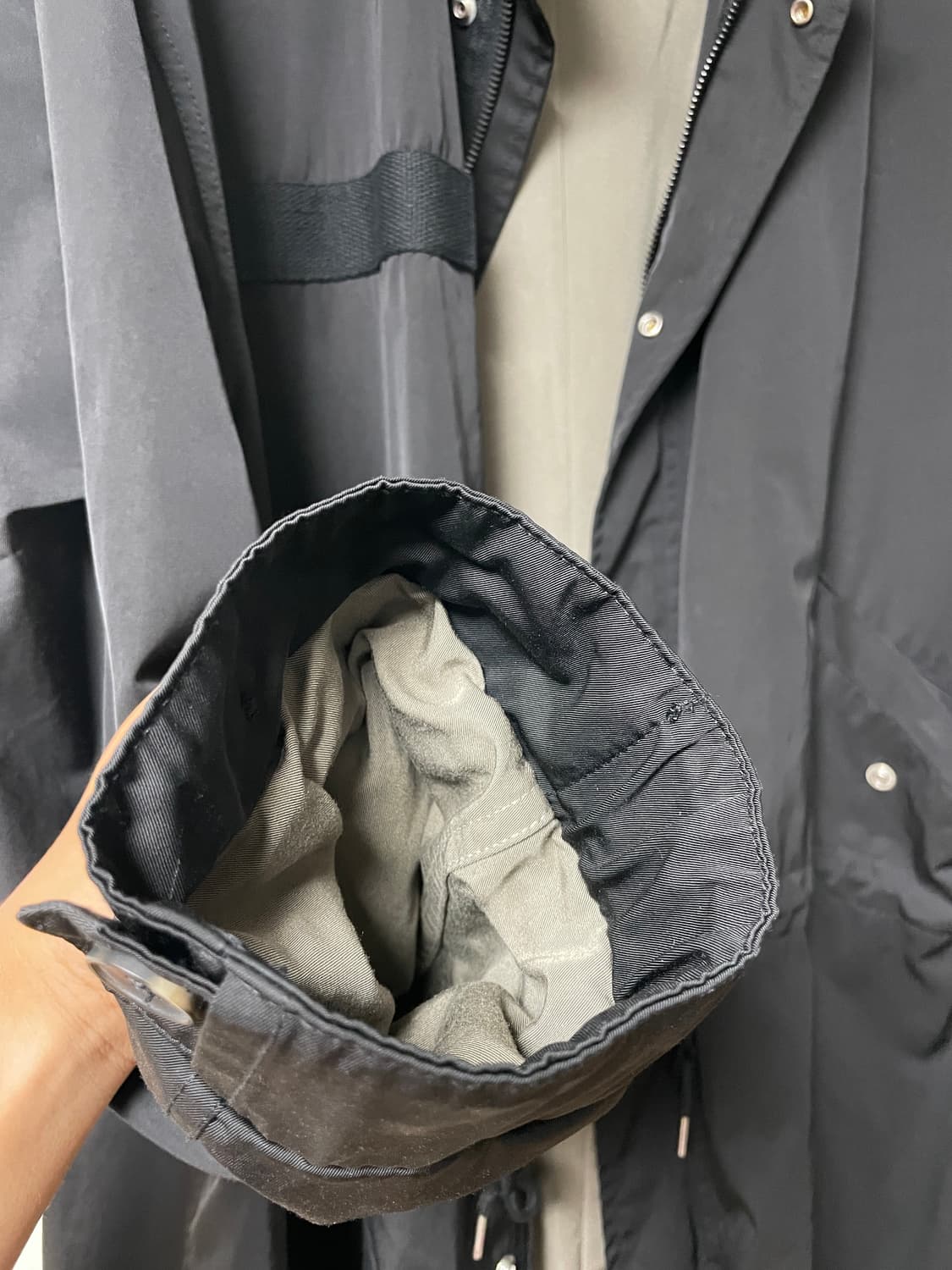 엔벨로프 todd 65 coat black 3사이즈 상품이미지3