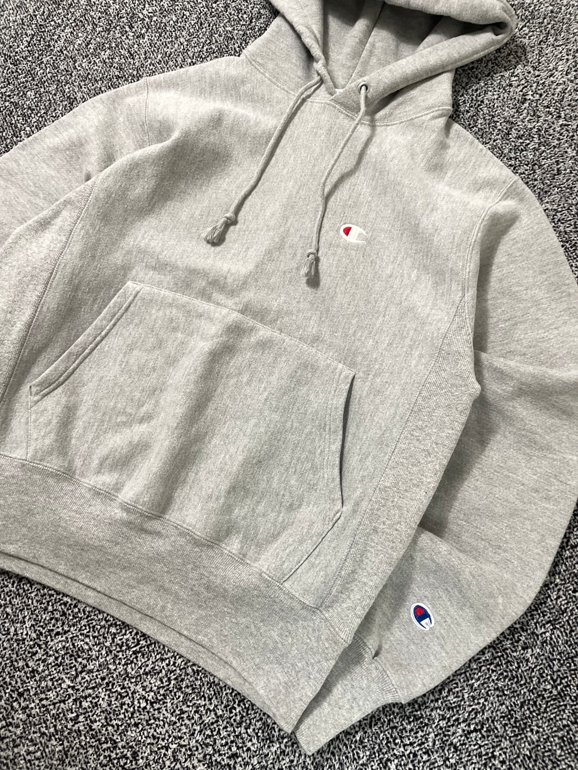 빈티지9. 챔피온 리버스위브 스몰로고 후드 티셔츠 후드티 후디 스웻 기모 상품이미지2