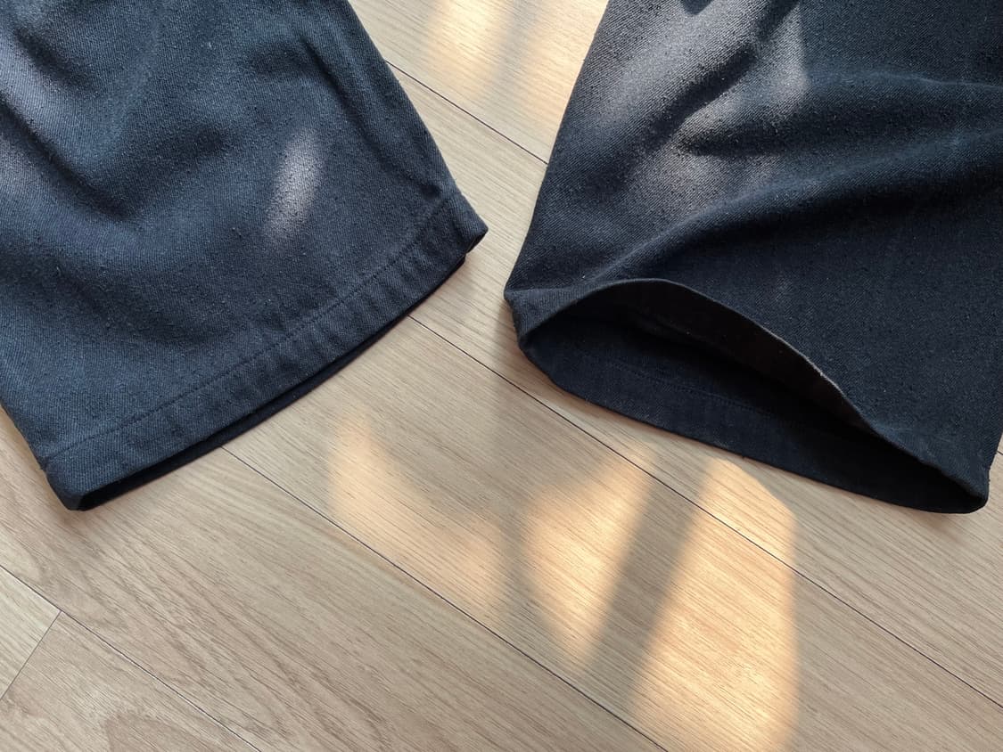 [1] 코모리 드로우 스트링 실크 블랙 팬츠 상품이미지8