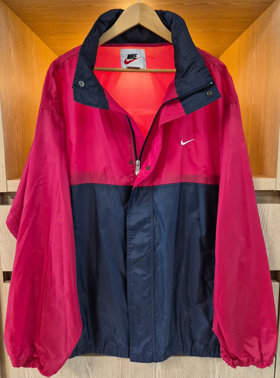 90s Nike Packable Windbreaker MADE U.S.A 상품이미지1