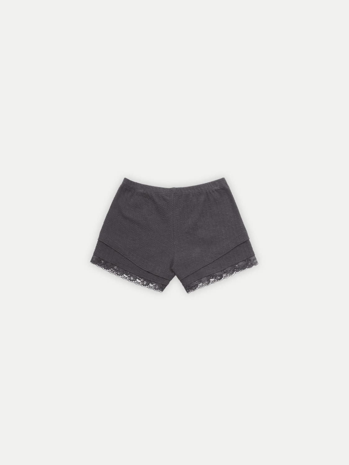 콜로신스 ANFORA LACE SHORTS DARK GRAY 상품이미지2