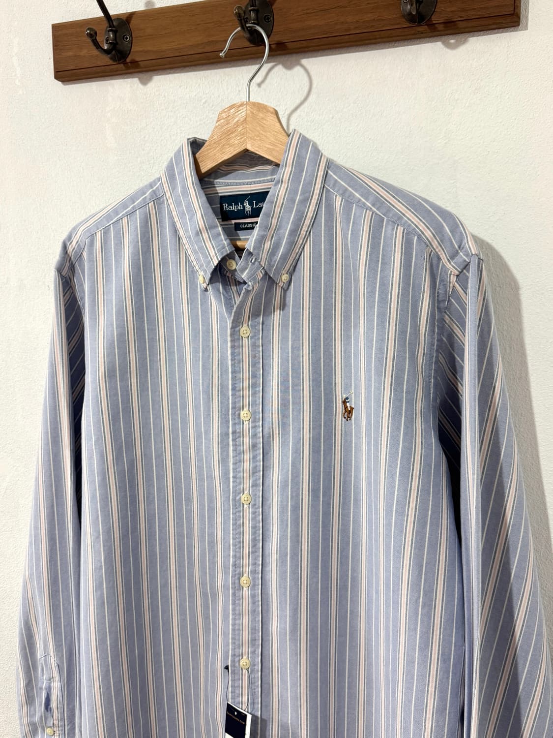 새상품 폴로 스트라이프 셔츠 상품이미지1