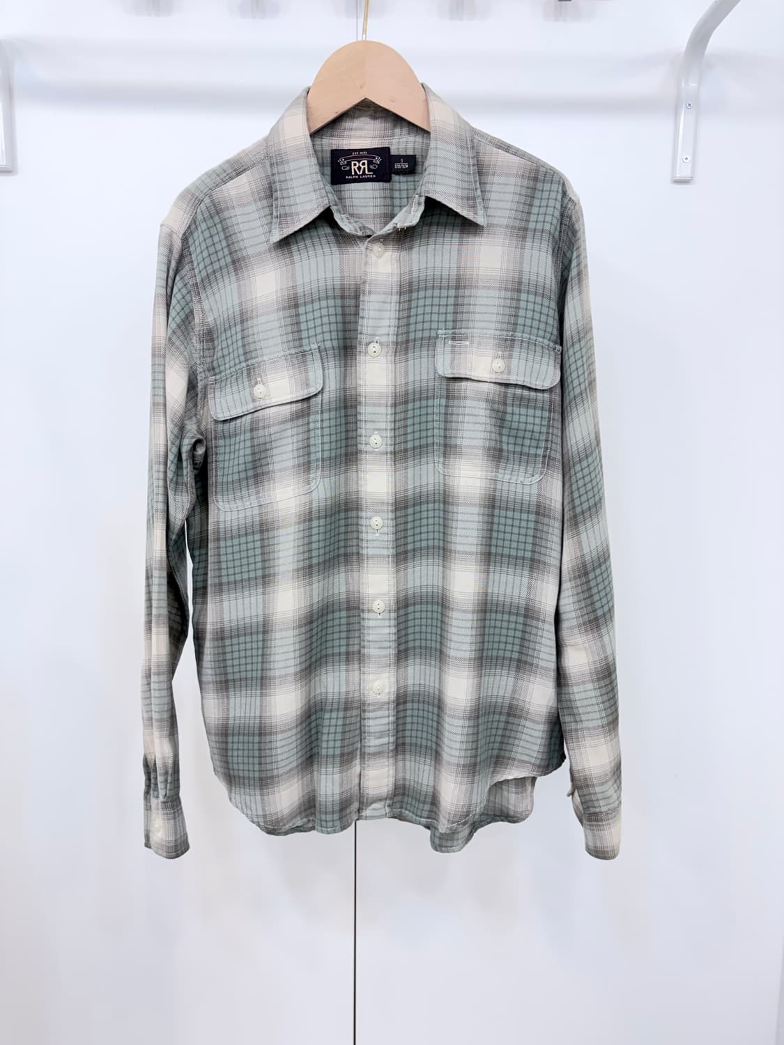 더블알엘 여성 체크 셔츠 3 상품이미지1