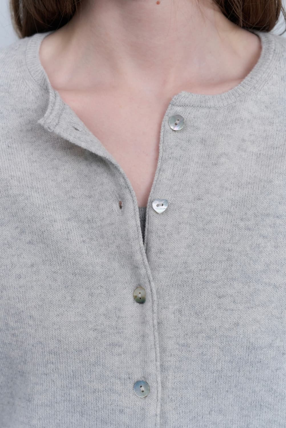 (새상품) foeto 포에토 뮤트 라이트 가디건 그레이 상품이미지4