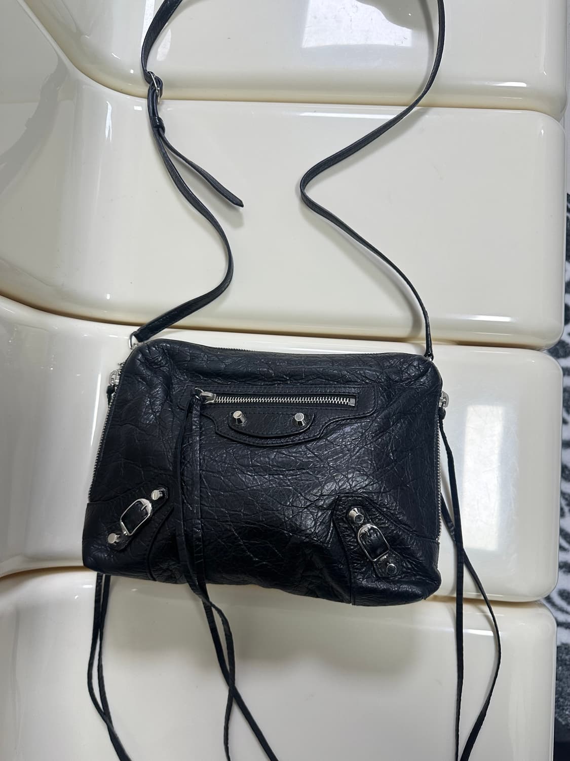 [A+ 정품] 발렌시아가 모터백 리포터 블랙 상품이미지2