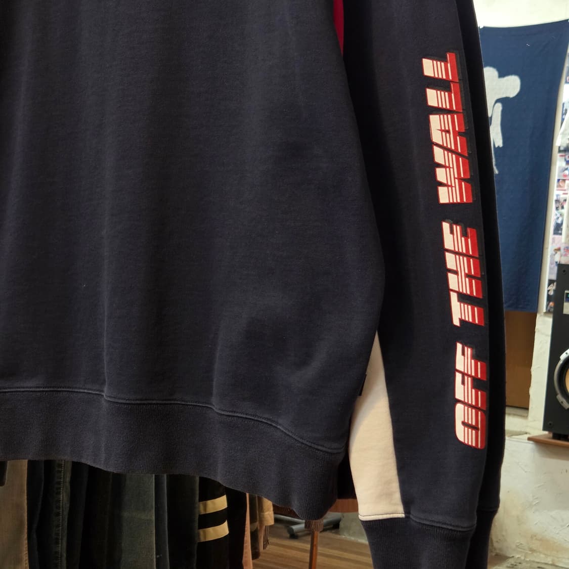 반스 올드스쿨 배색 오버핏 맨투맨 상품이미지2