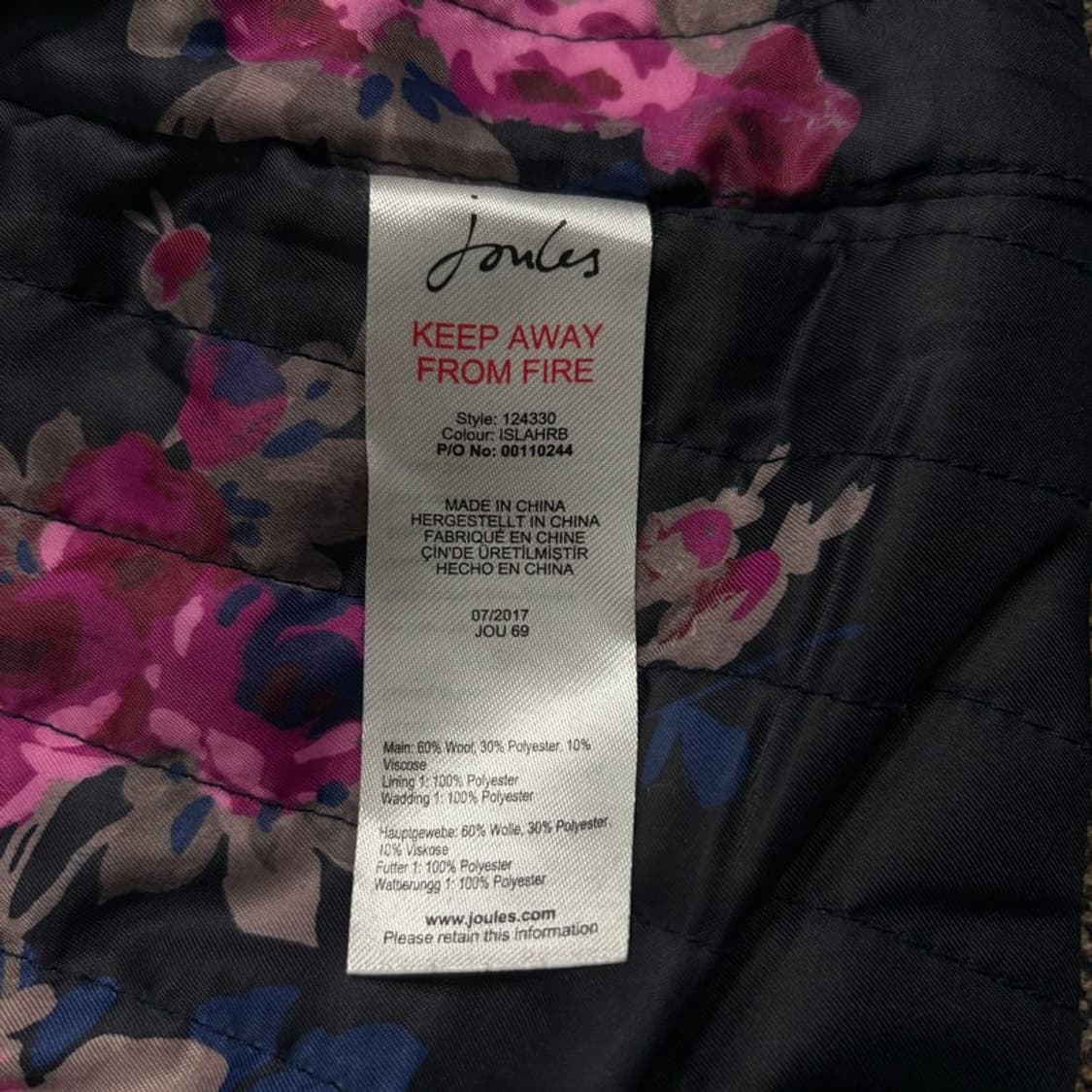 쥴스 울 블렌드 헤링본 집업 자켓 v1688 상품이미지8