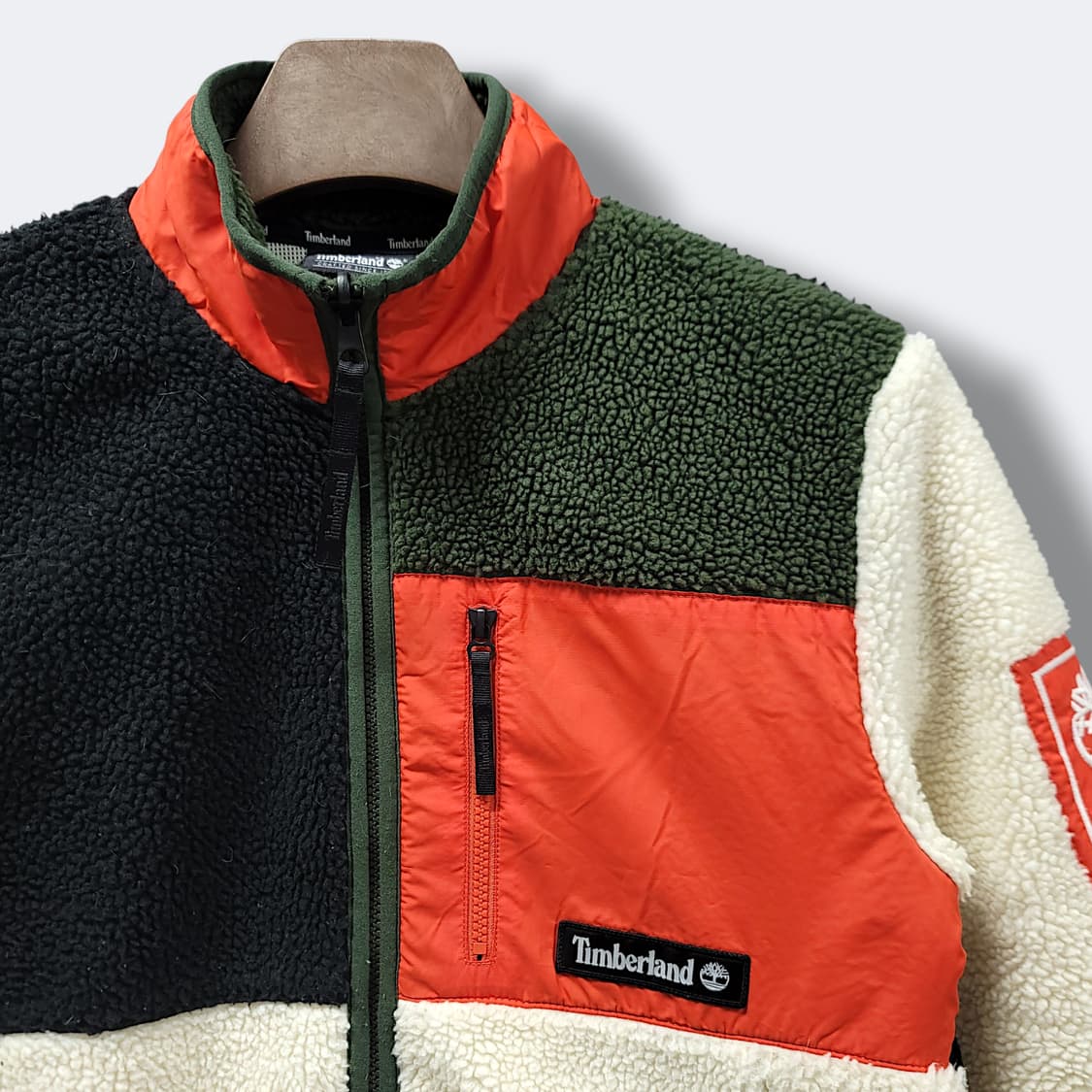 [S] 팀버랜드 멀티컬러블록 양털 플리스 자켓 상품이미지4