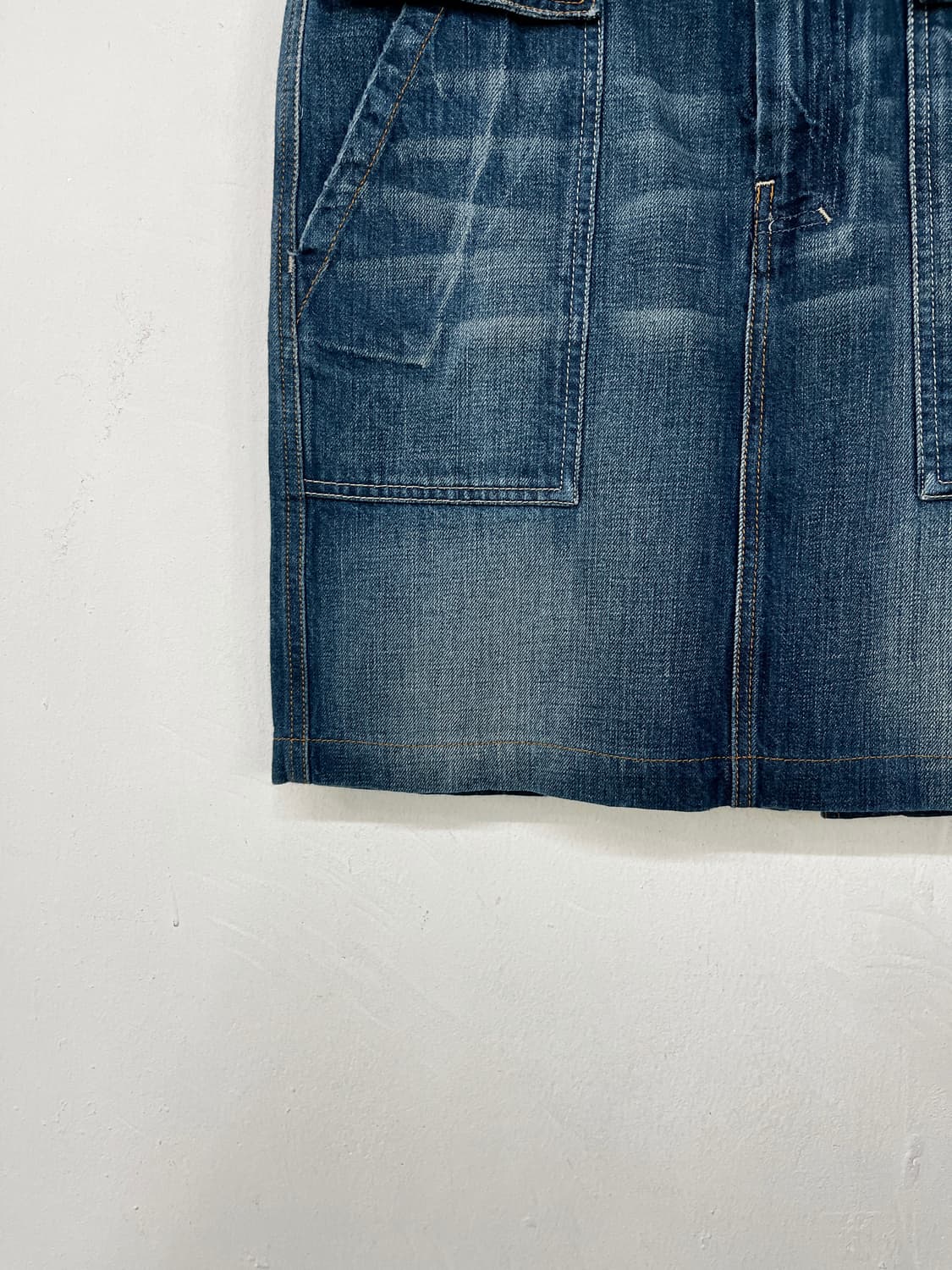 베네통 데님 스커트 상품이미지7