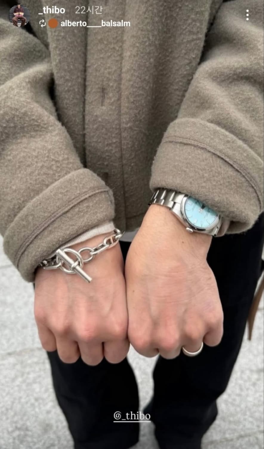 [mm17] 에르메스 샹달 팔찌 미디움 mm 17링크 상품이미지6