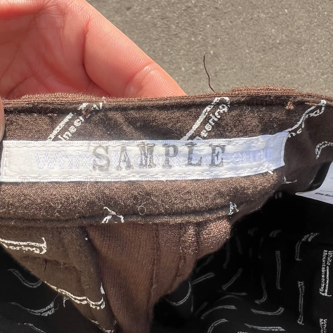 화이트 마운티니어링 샘플 크롭 팬츠 상품이미지8