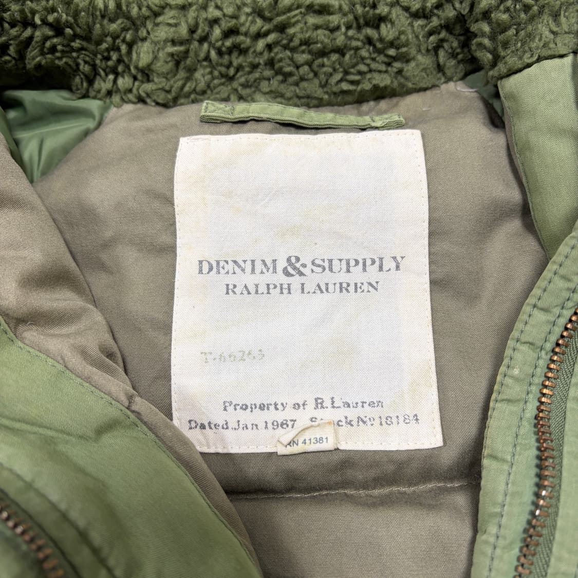 데님 앤 서플라이 성조기 야상 패딩 상품이미지4