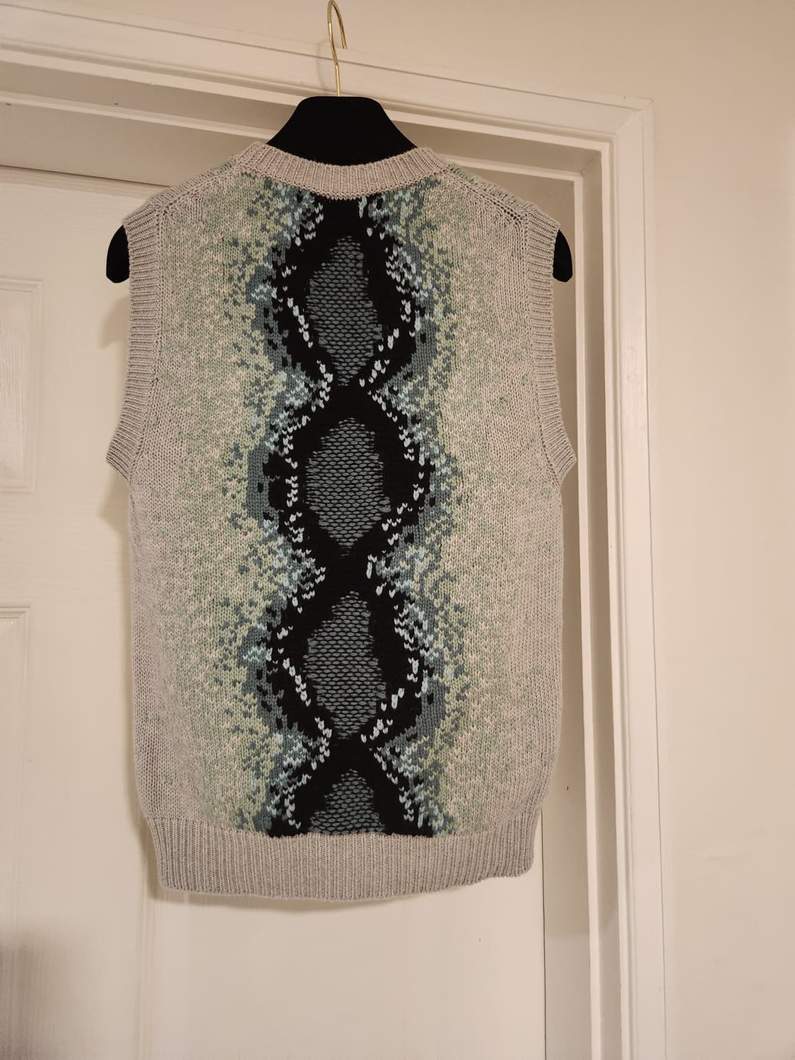 (정품)샤넬 배리 BARRIE 그린 니트 베스트 상품이미지5