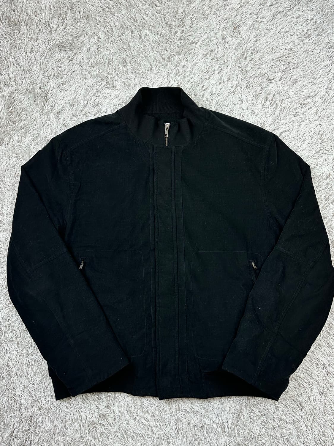 [4] 정품 해칭룸 코듀로이 탱커 자켓 블랙 상품이미지2