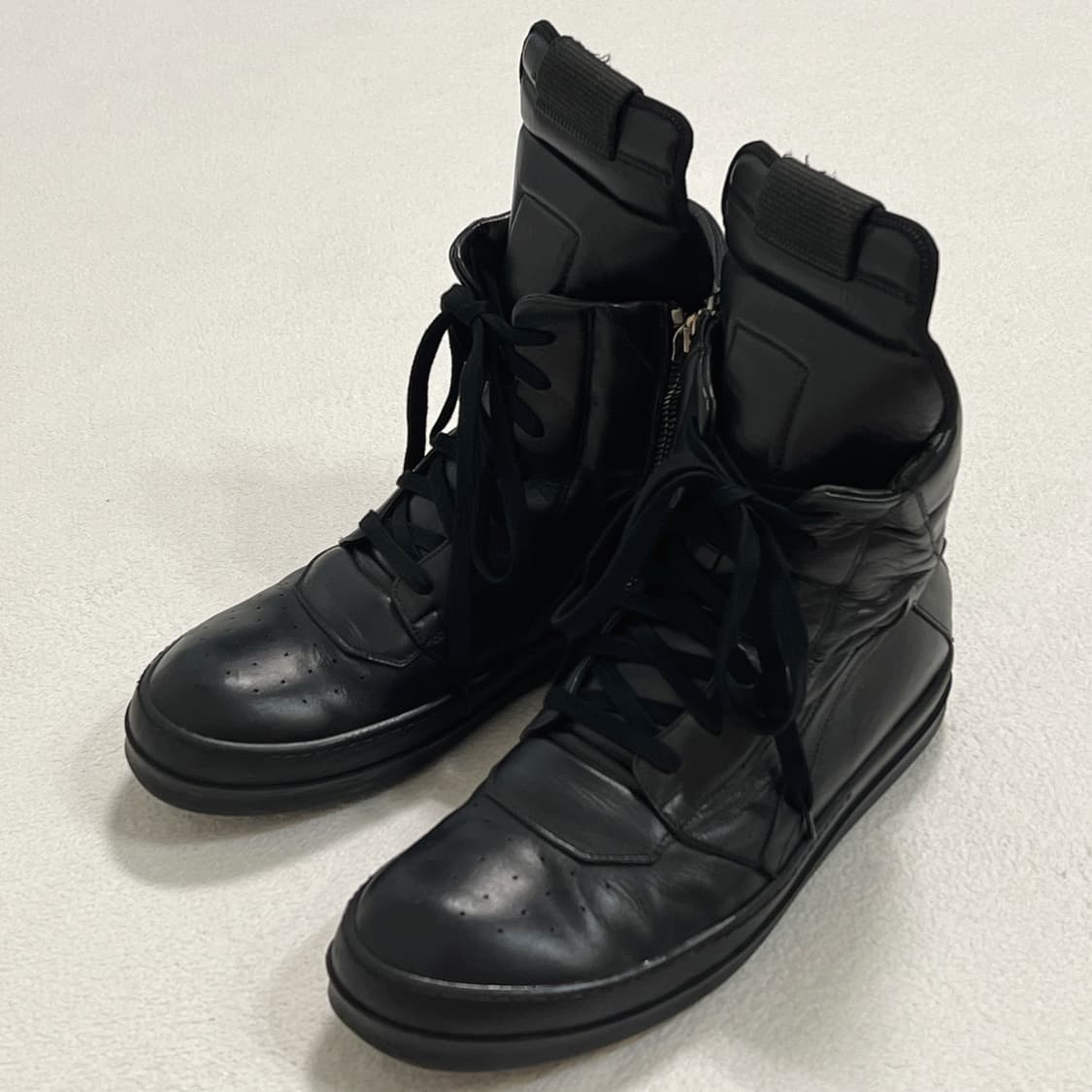 릭오웬스 13FW 지오바스켓 모노크롬 올검 트리플블랙 LPO 상품이미지4