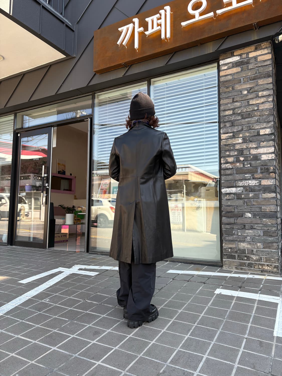 데무양가죽롱코트 상품이미지6