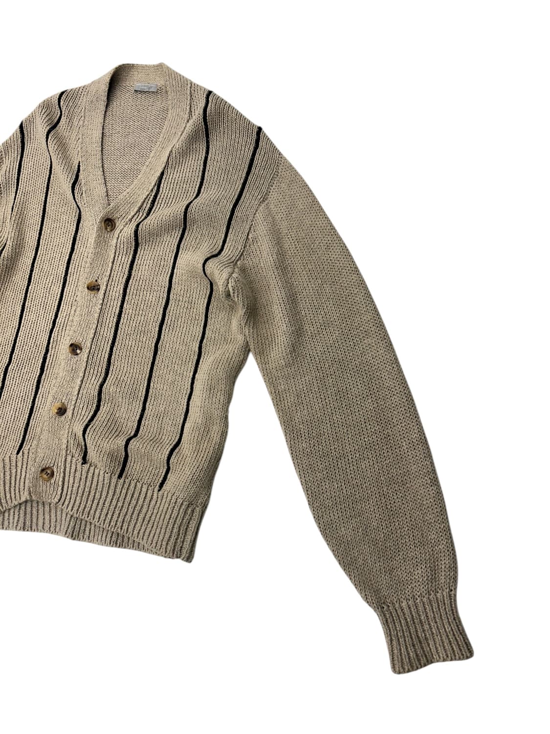 90s 꼼데가르송 옴므 스트라이프 니트 가디건 상품이미지3