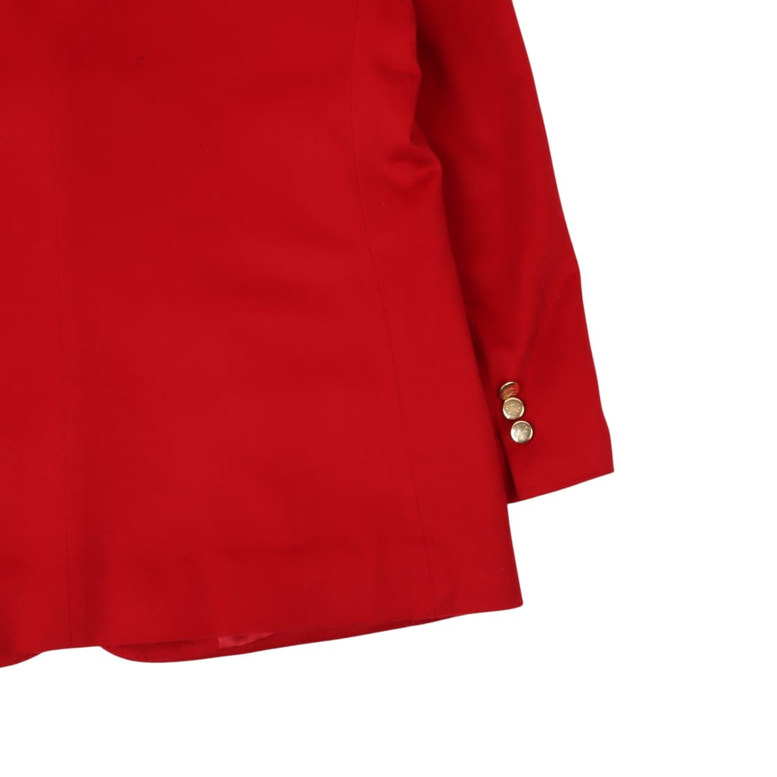 버버리 레드 캐시미어 울 금장 3B 블레이저 자켓 상품이미지7