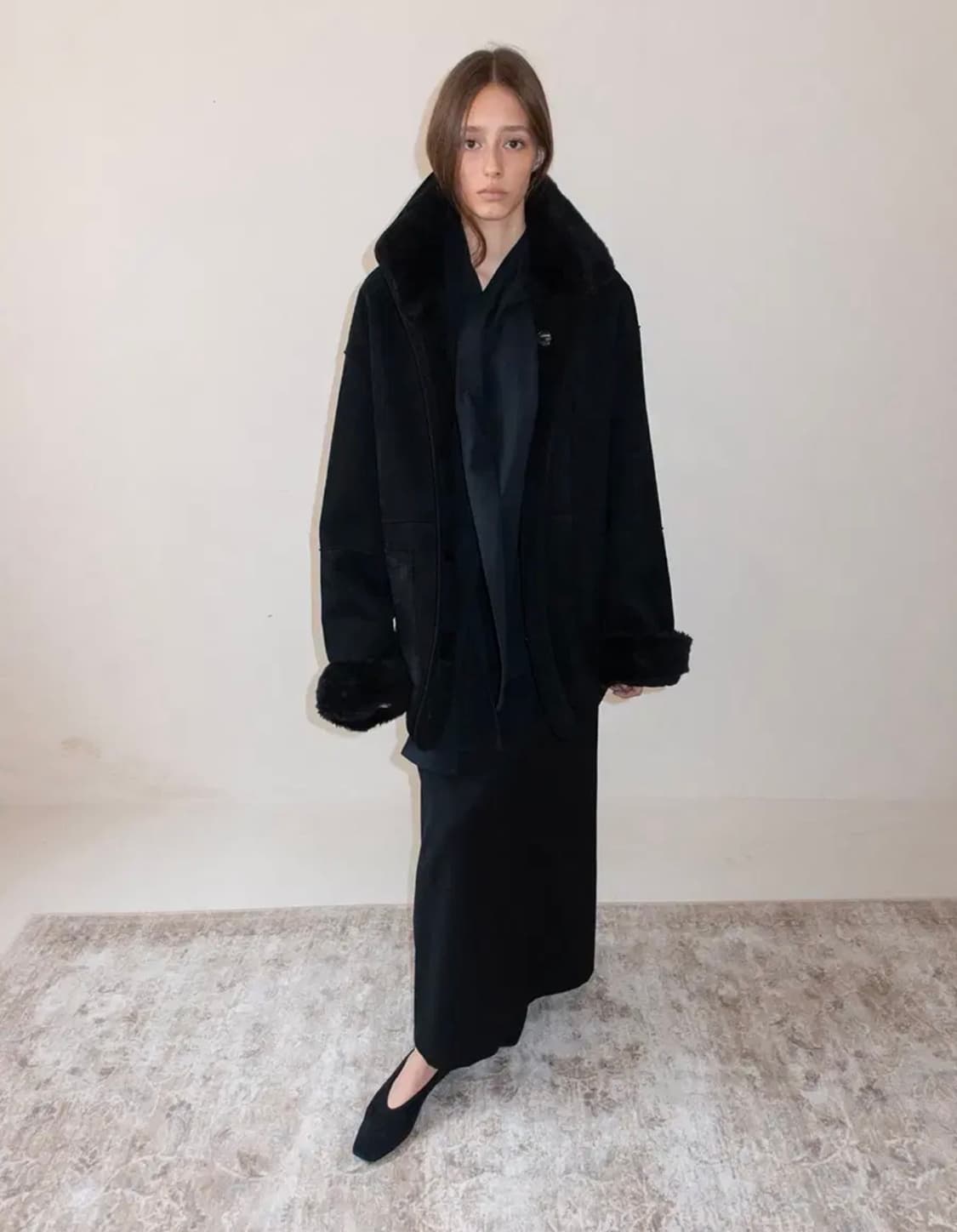 에레 ehre 리버시블 시어링 코트 REVERSIBLE SHEARLING 상품이미지1