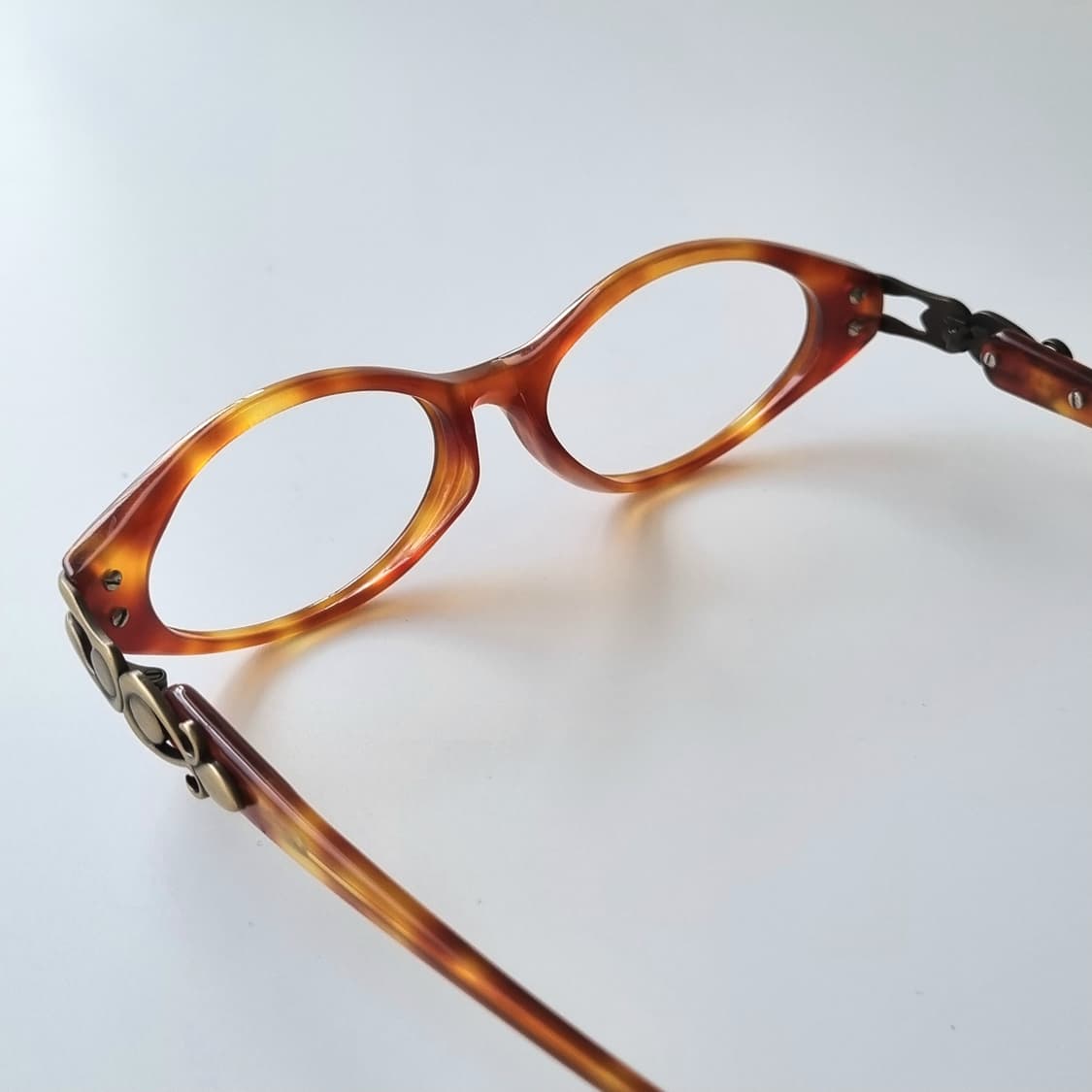 데드스탁 유니크한 디테일 빈티지 안경테  1186 상품이미지5