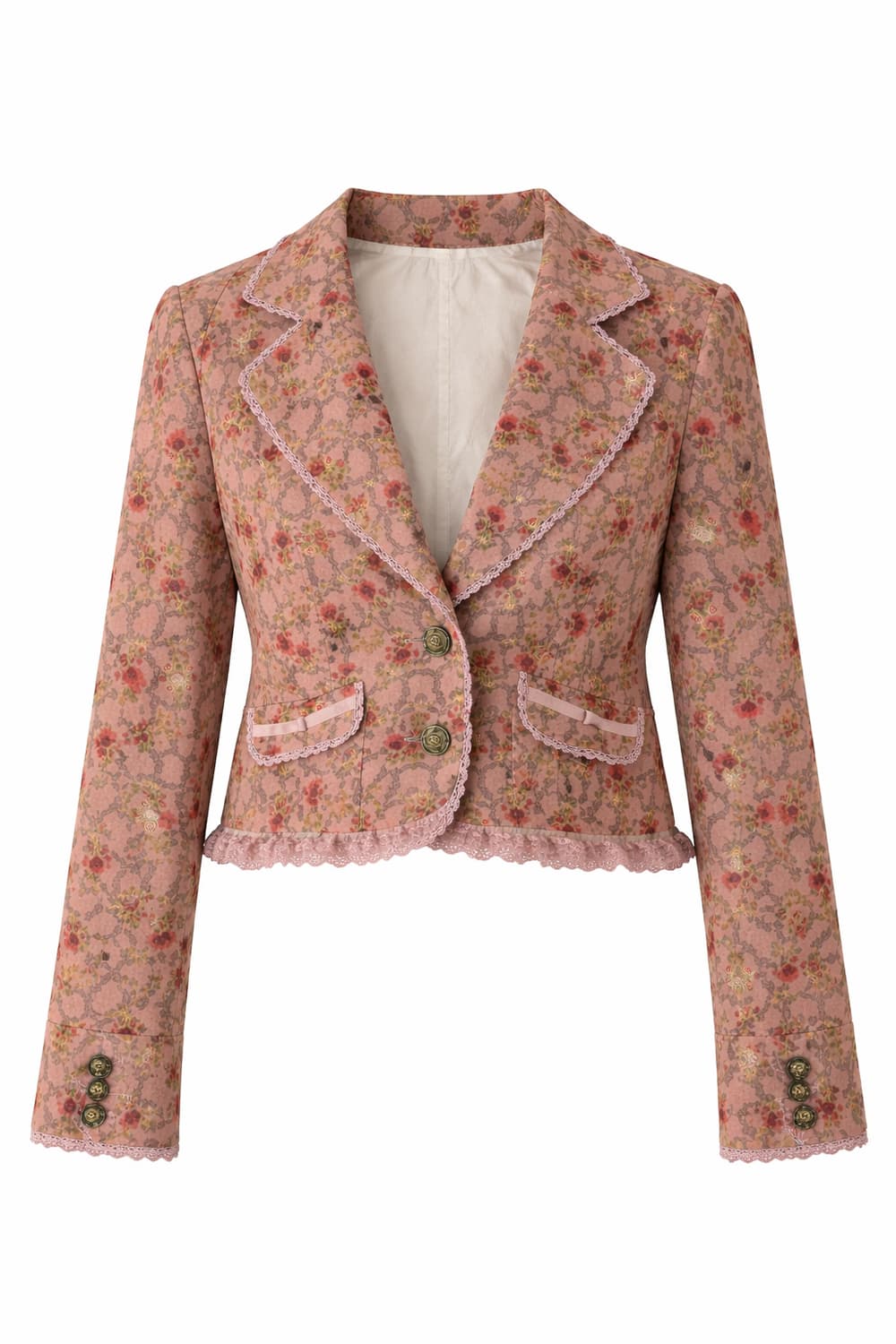 엑시즈팜 로즈 레이스 빈티지 로맨틱 자켓 상품이미지1