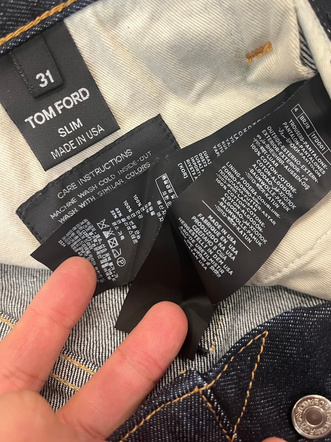 TOM FORD ROW INDIGO JEANS 상품이미지9